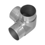 Flush Joiner 90D Tee 50.80mm, 316 Satin Finish Flush Joiner 90D Tee 50.80mm, 316 Satin Finish