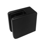 Black Square Glass Clamp Flat base 8-12mm - 5555 Black Square Glass Clamp Flat base 8-12mm - 5555