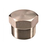 Copper Nickel 90/10 BSPT Hex Plug ¼" DIN910 Copper Nickel 90/10 BSPT Hex Plug ¼" DIN910