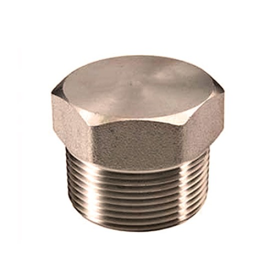 Copper Nickel 90/10 BSPT Hex Plug ⅜" DIN910