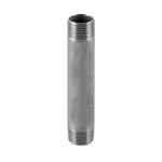 BSPT Nipple/Rnd Tbe 15Nb SCH40S  150mm Long, Grade 316 BSPT Nipple/Rnd Tbe 15Nb SCH40S  150mm Long, Grade 316