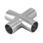Tube Cross,  1.6mm (Wall Thickness) x 50.80mm, 316  