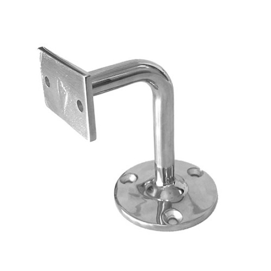 Handrail Support Flat 51mm, 316, Mirror Finish