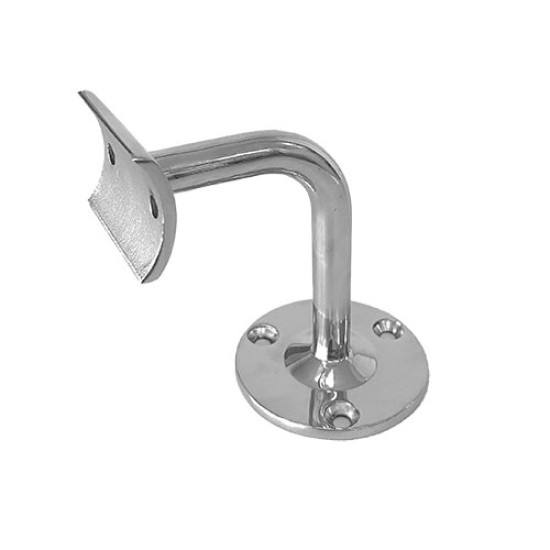 Handrail Support Radiused 38mm, 316, Mirror Finish