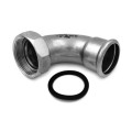 90 Deg Elbow with Valve Connector