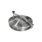 Manway Round Techno Handle, Open Out One Arm 400mm Flanged, Grade 304, Silicon Seal (Type 40/1S-4E) Manway Round Techno Handle, Open Out One Arm 400mm Flanged, Grade 304, Silicon Seal (Type 40/1S-4E)