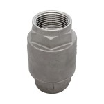 Spring Check Valve 2Pce 8NB (¼") 200psi c/w Viton Seal, Grade 316