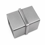 Square Tube Inline Joiner 51mm, 316, Mirror Finish 